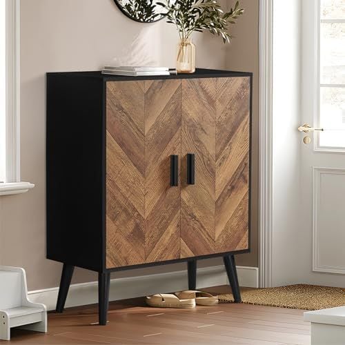 Sideboard Buffet Cabinet, Black